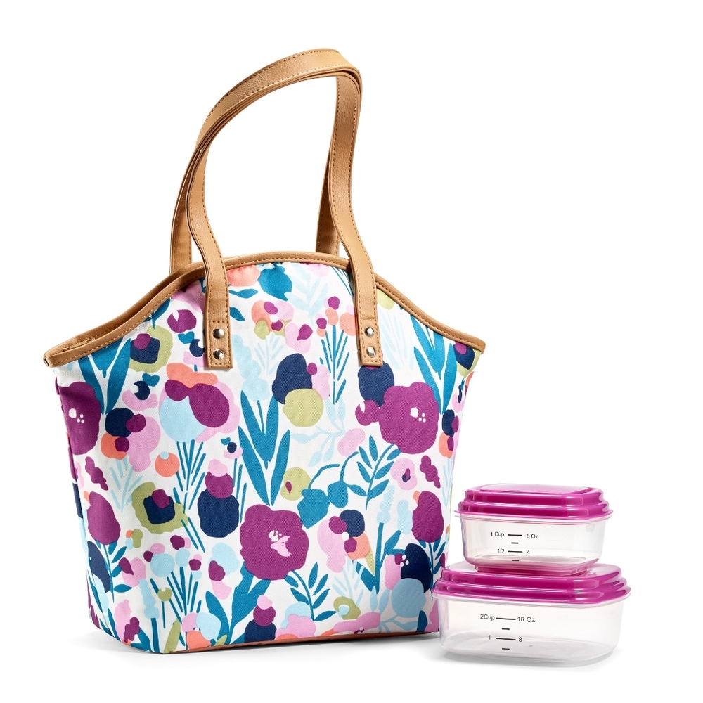 Insulated Lunch Tote with Containers